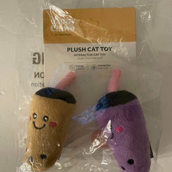Zippy Claws Other - ZippyClaws NomNomz – Milk Tea and Taro Cat Toy NWT